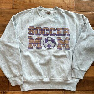 Vtg Fruit of the Loom Soccer Mom crewneck sweatshirt